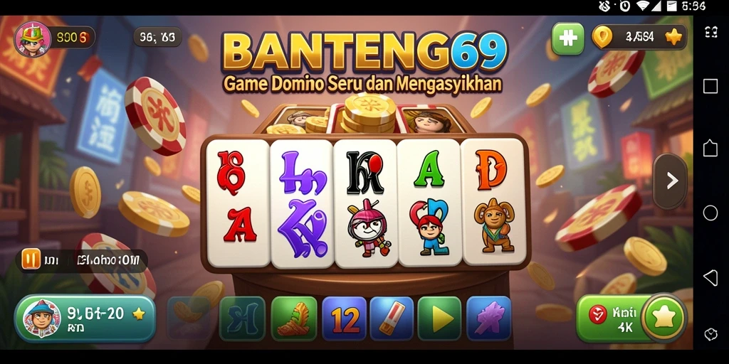Screenshot gameplay BANTENG69 menunjukkan keseruan bermain Domino.