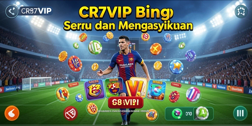 Tampilan permainan Bingo yang seru dan interaktif di CR7VIP.