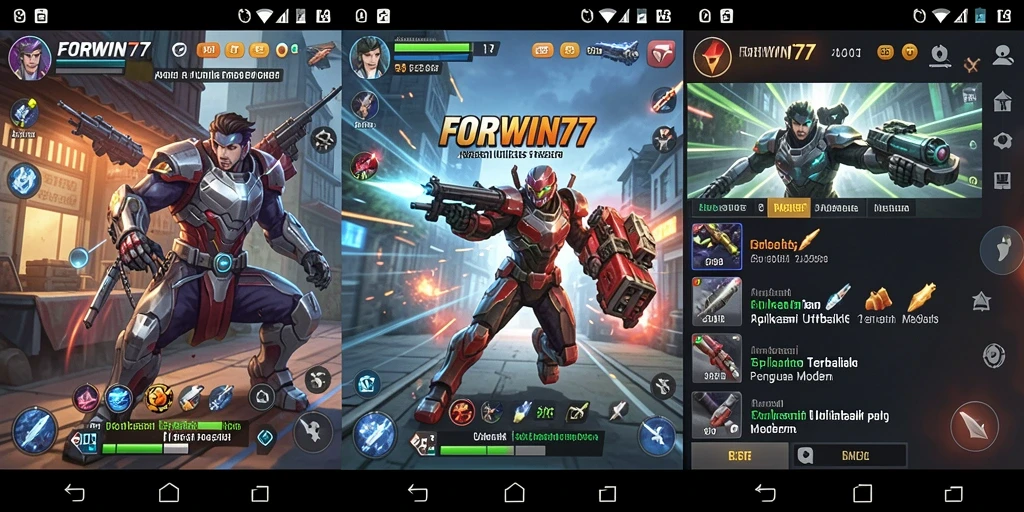 Tampilan utama FORWIN77 yang menampilkan fitur utilitas dan optimasi.