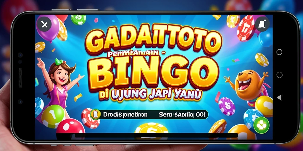 Screenshot utama GADAITOTO menampilkan gameplay Bingo yang menarik dan interaktif.