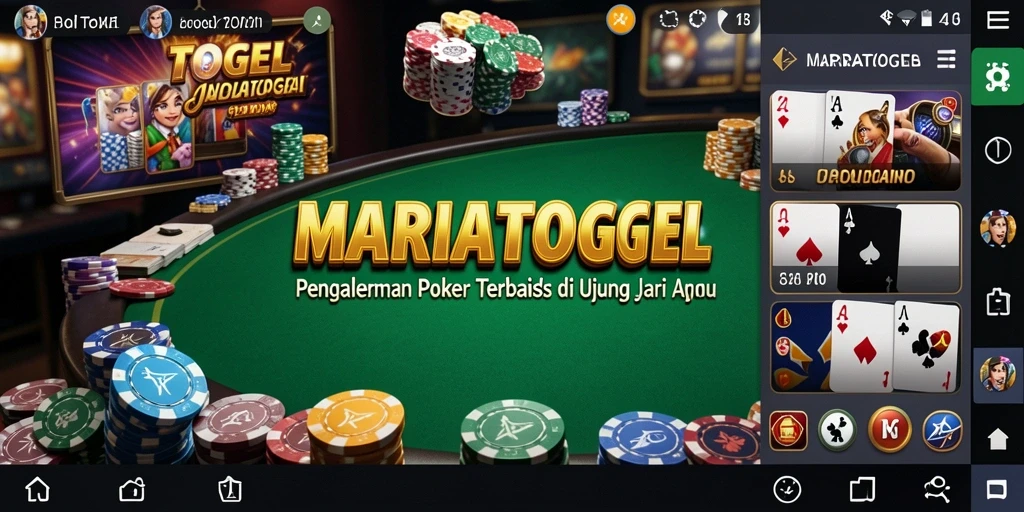 Tampilan utama gameplay MARIATOGEL yang mengasyikkan dan interaktif.