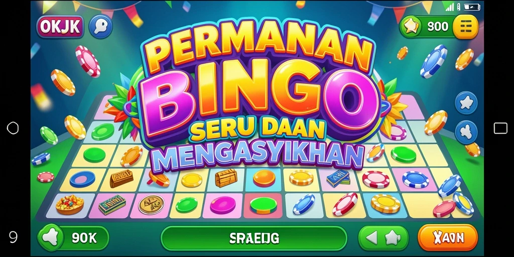 Gameplay seru Bingo di OKJK menampilkan suasana kompetitif.