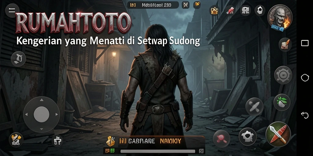 Gameplay RUMAHTOTO yang menyeramkan dan menegangkan.