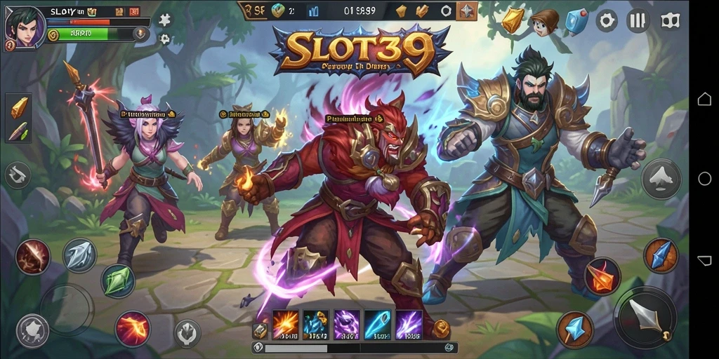 Tampak gameplay yang menegangkan di dunia <strong>SLOT39</strong>.