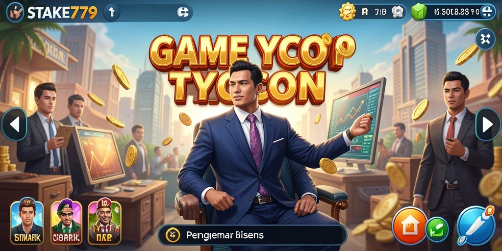 Tampilan gameplay <strong>STAKE779</strong> yang menarik dengan elemen manajemen yang mendalam.