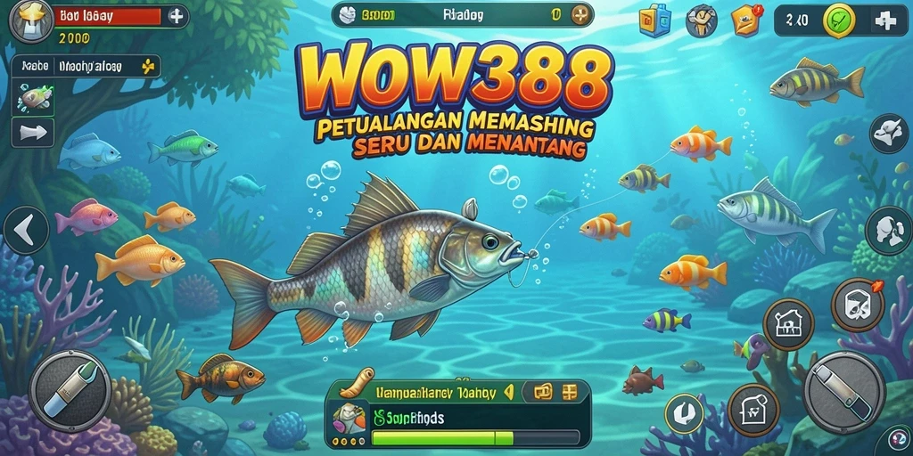 Tampilan gameplay memancing yang mendebarkan dan grafis memukau.